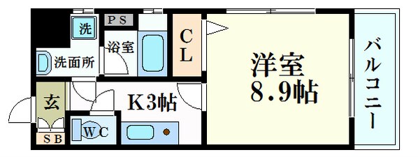 アイビースクエア寺町の物件間取画像